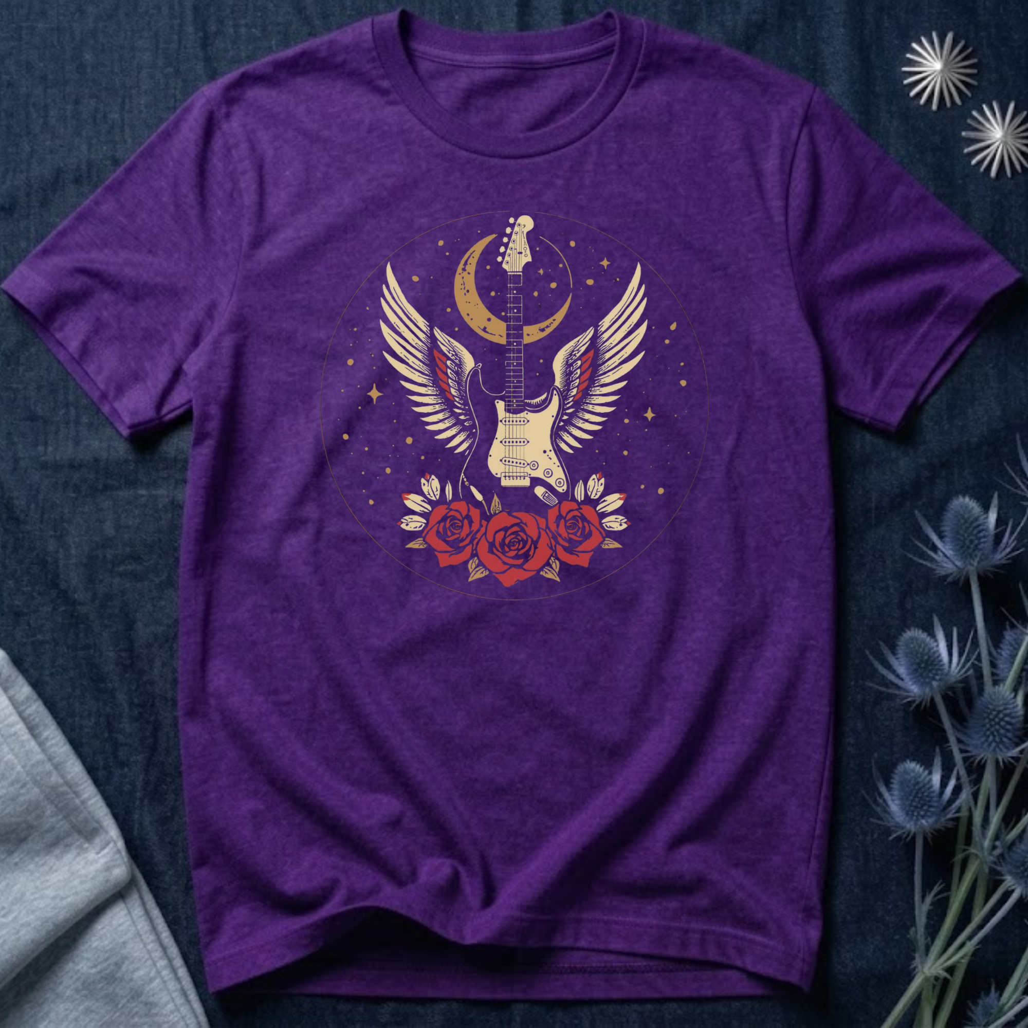 Celestial Rock n Roses T-Shirt