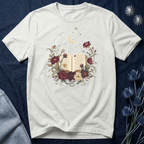 Celestial Rose Book Lover Graphic T-Shirt