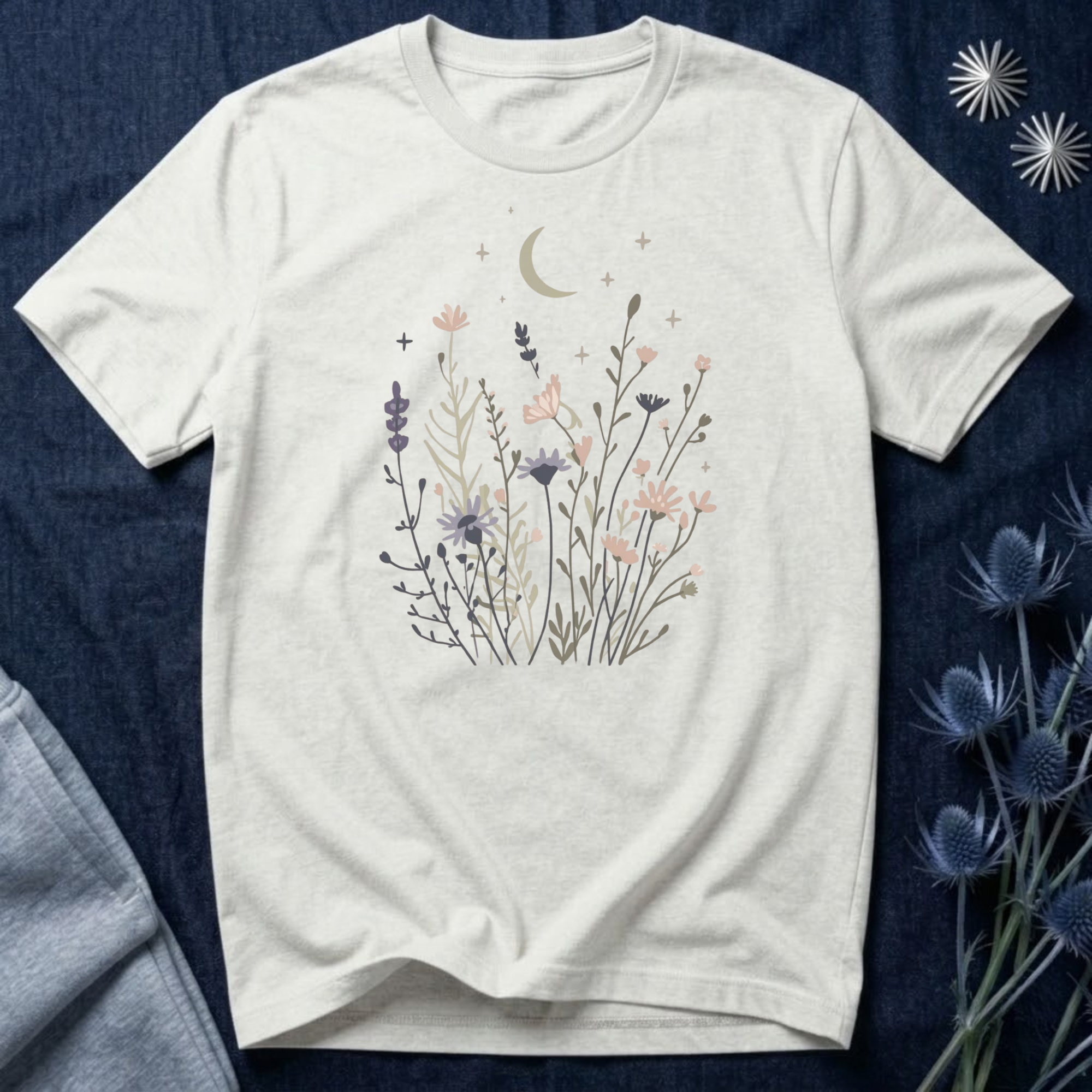 Moonlit Wildflowers T-Shirt