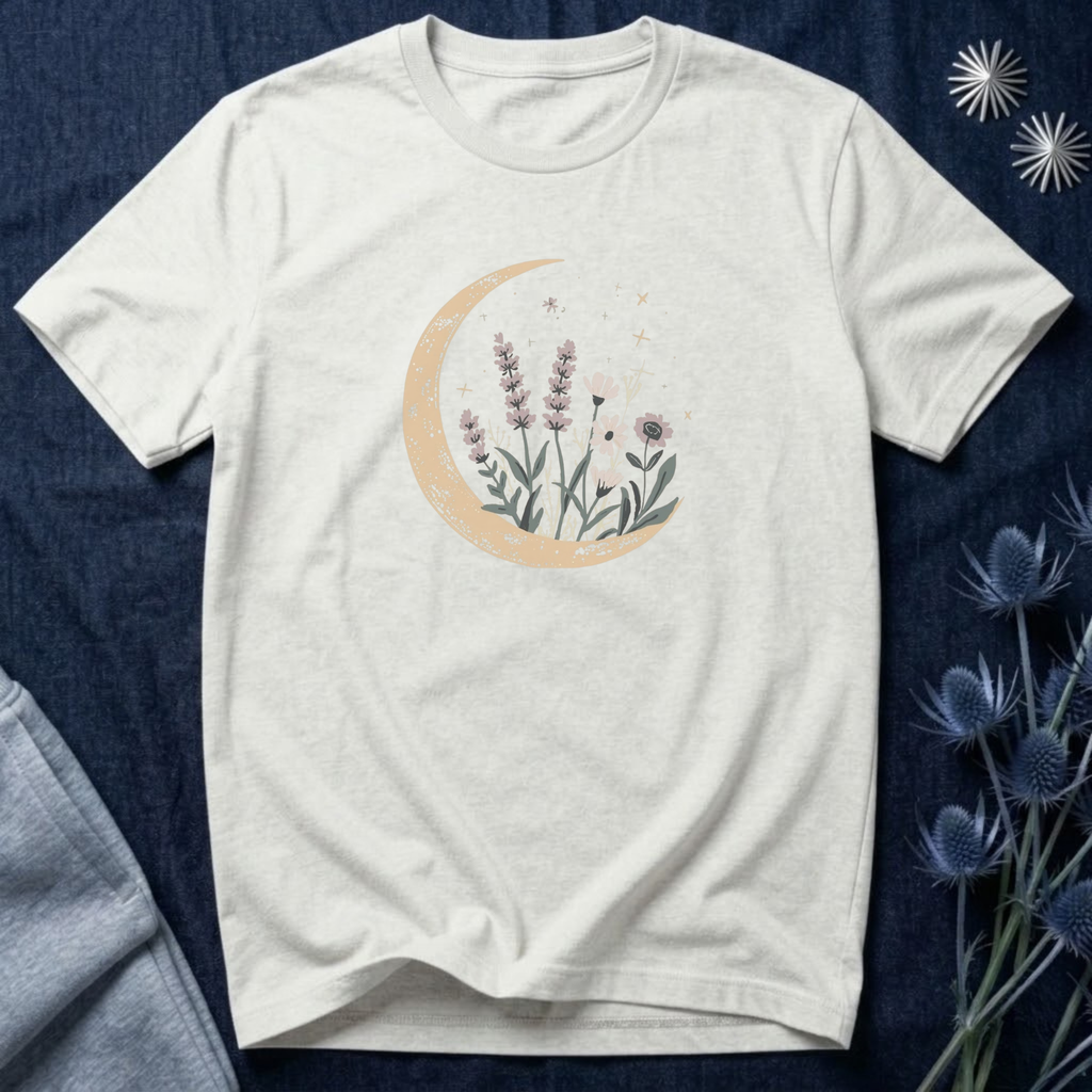 Sweet Crescent Blooms T-Shirt