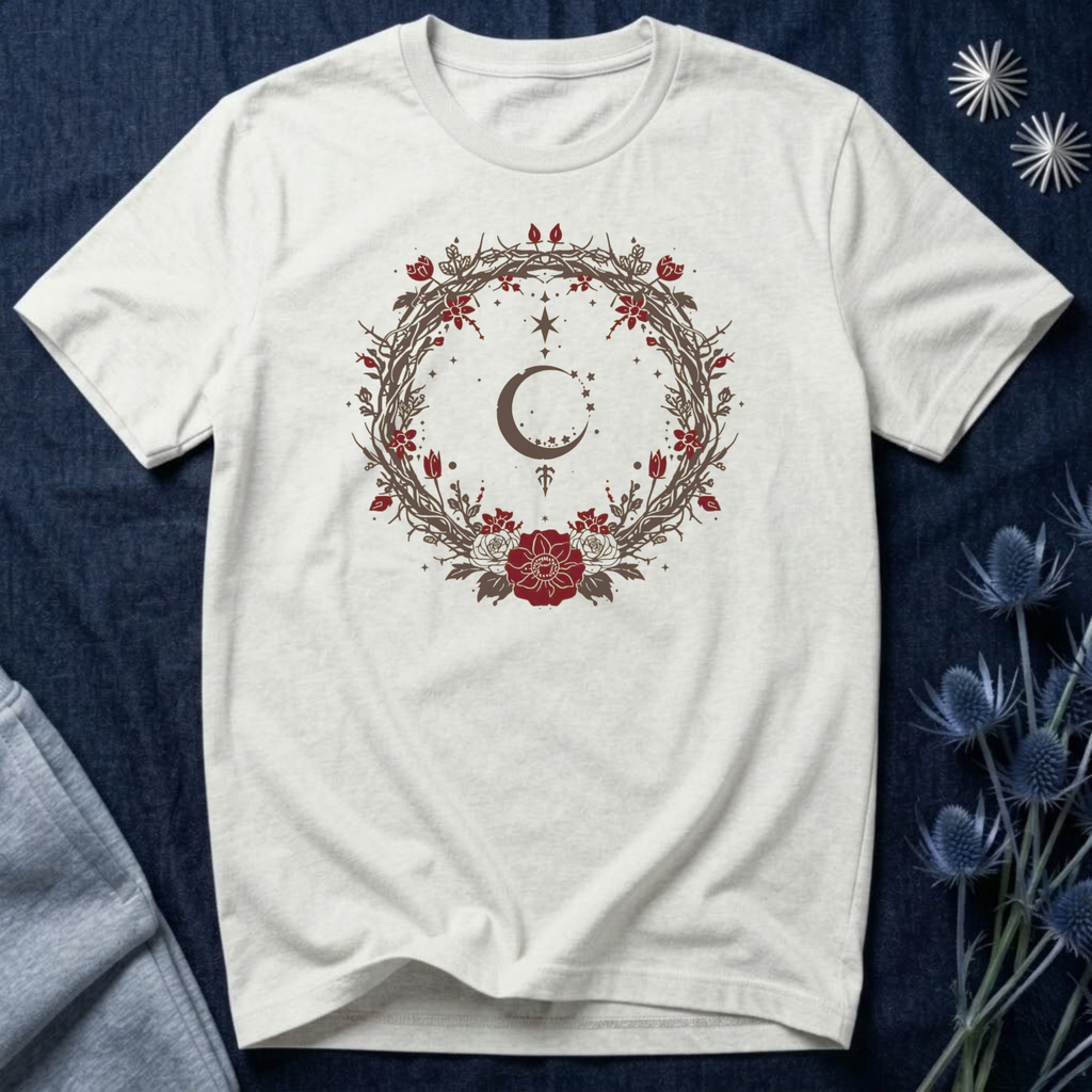 Gothic Celestial Wreath T-Shirt